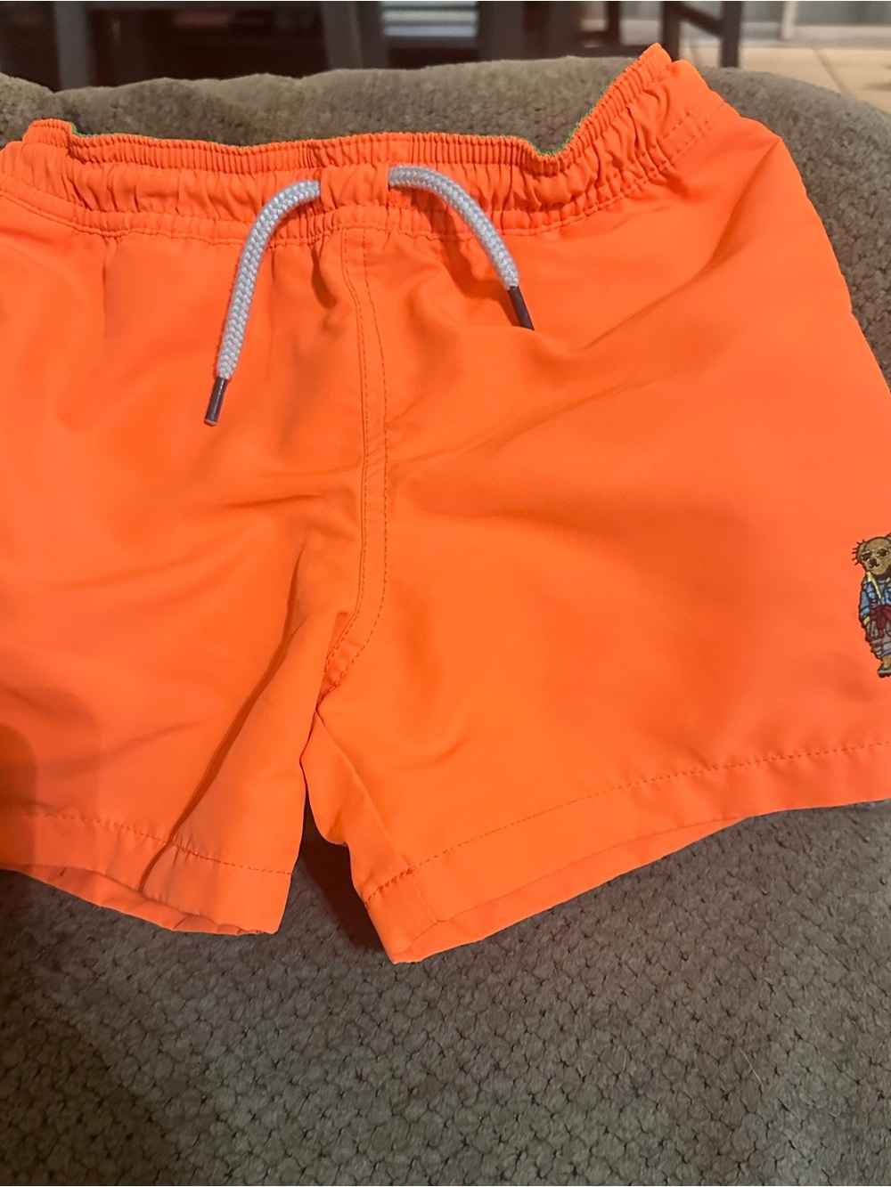 Polo by Ralph Lauren Bright Orange Kids Swim Trunks